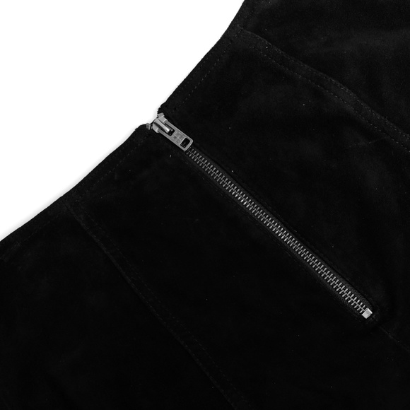 Hand Painted, suede SuperDry mini skirt - Picture 4 of 7